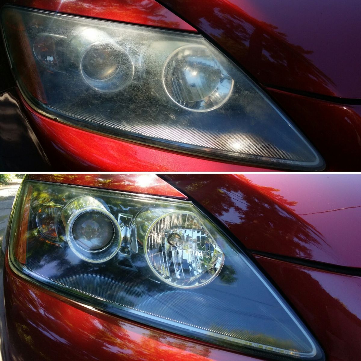 Before and After Headlight 2